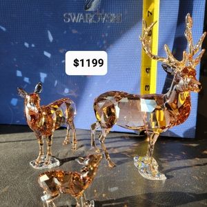 Swarovski Stag Family